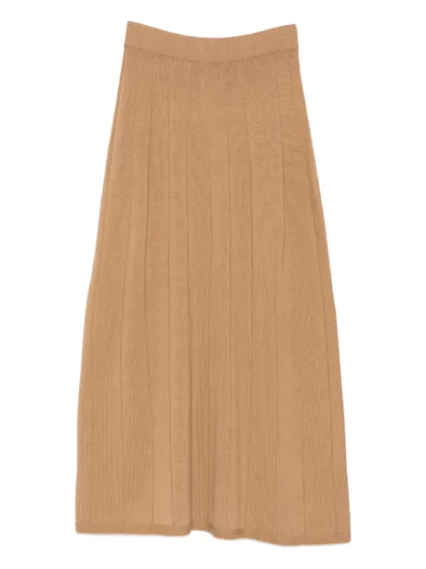 Max Mara falda midi de canalé