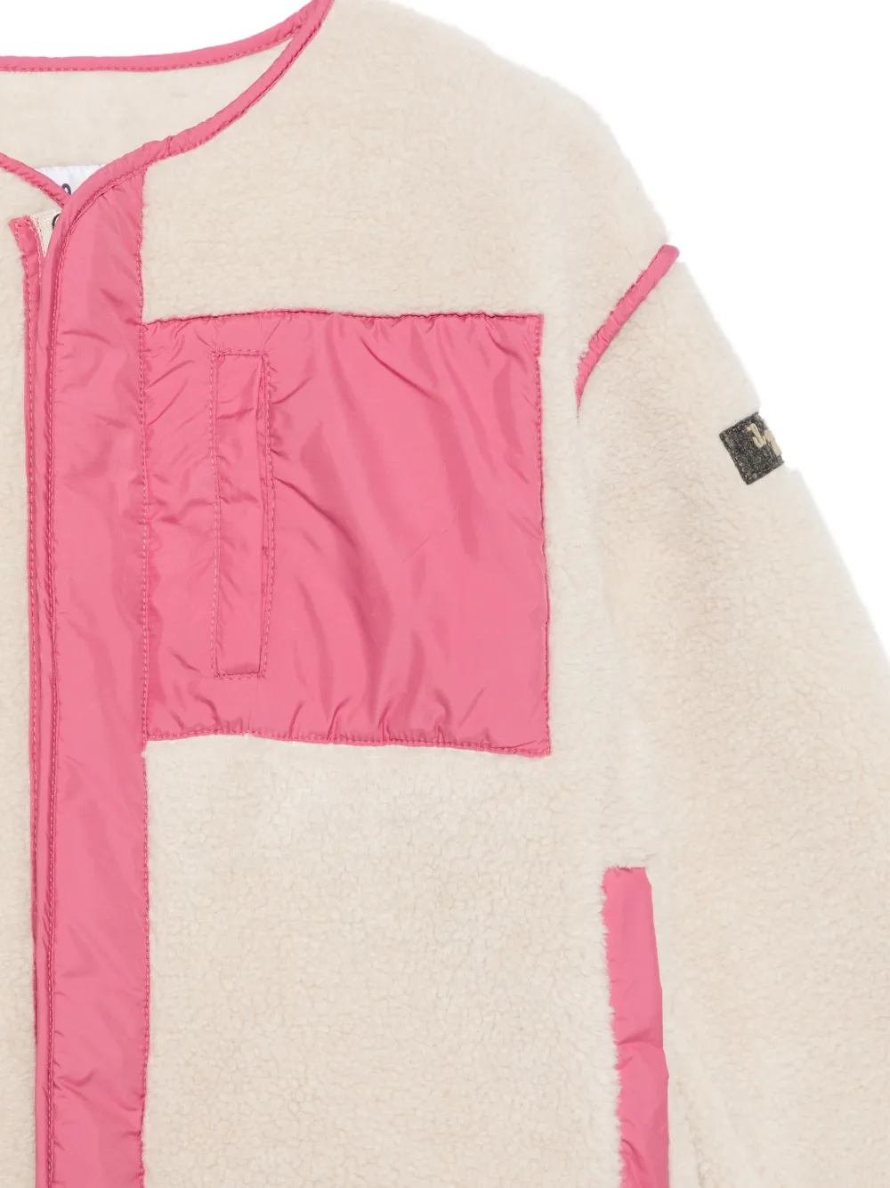 Il Gufo Jack met fleece-textuur Beige