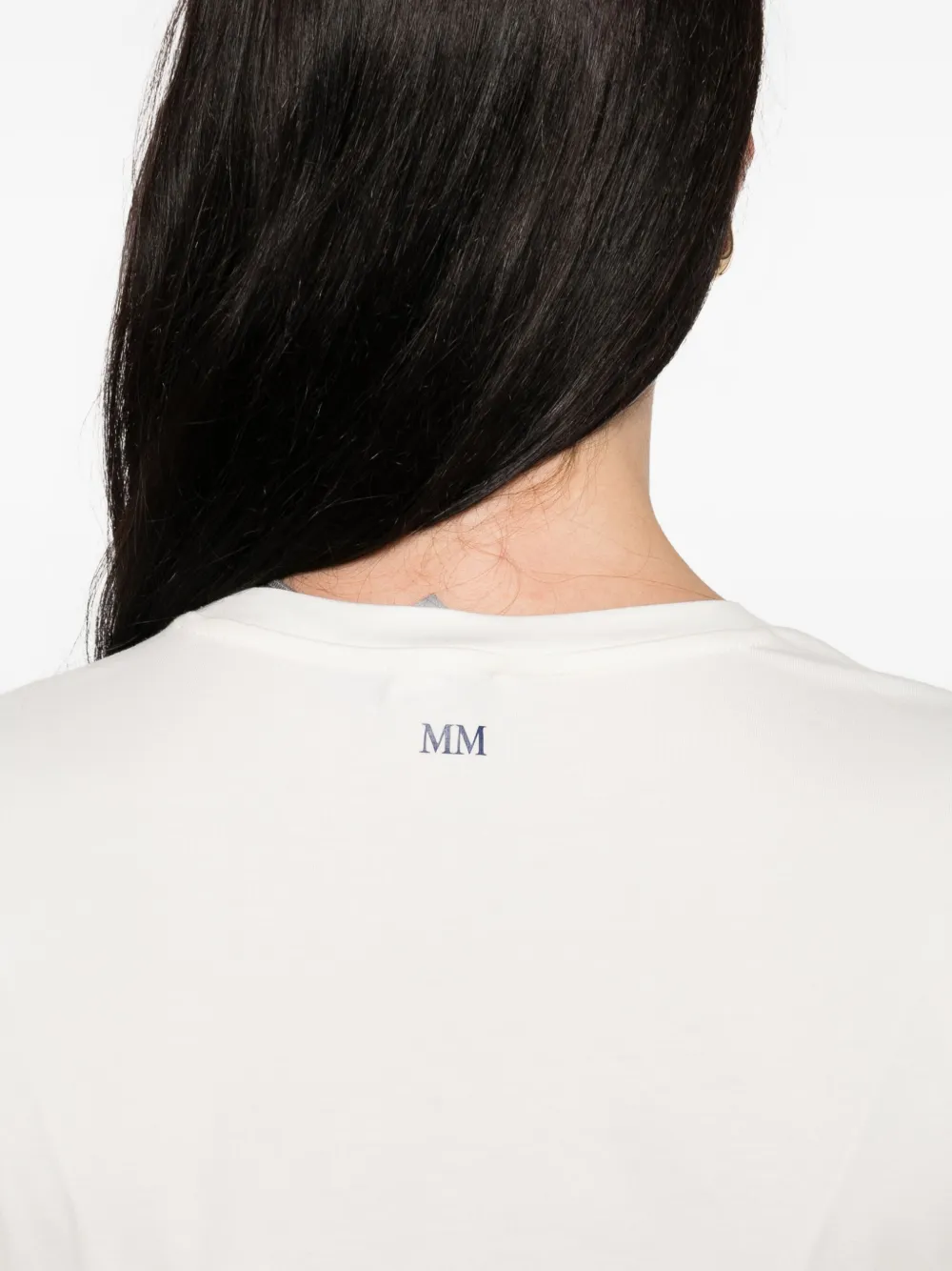 Max Mara T-shirt met ronde hals Wit