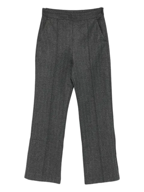 Max Mara herringbone cropped trousers