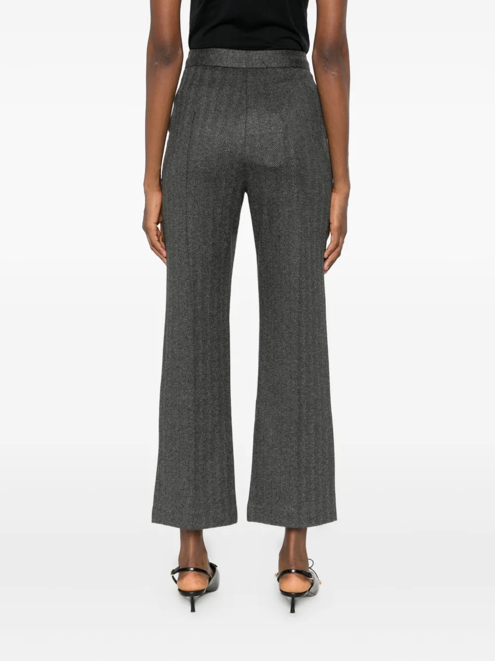 Max Mara Cropped broek Grijs