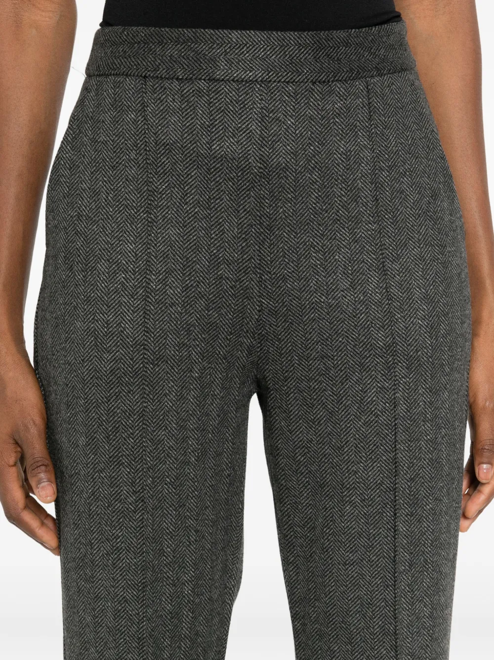 Max Mara Cropped broek Grijs