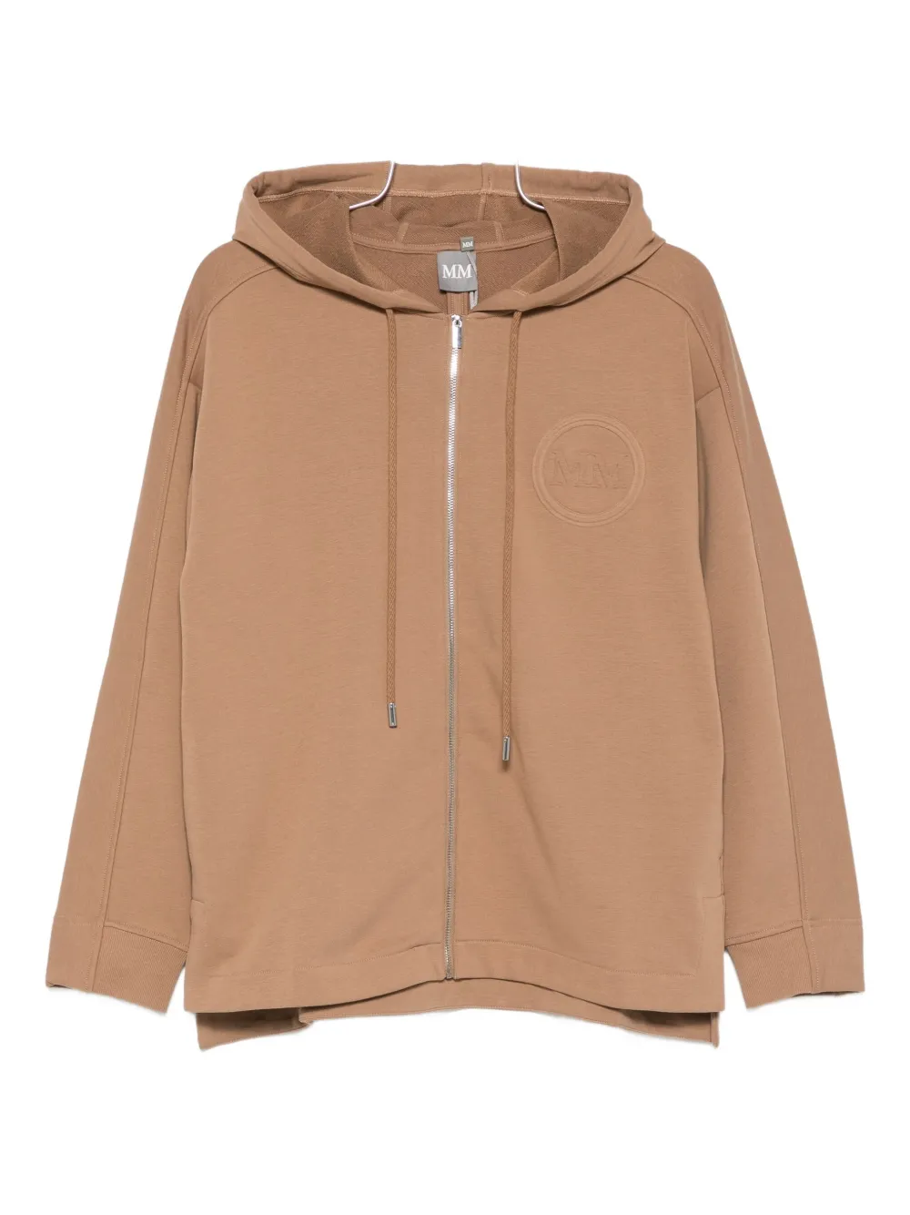 Max Mara Onore Zip-up Hoodie In Brown