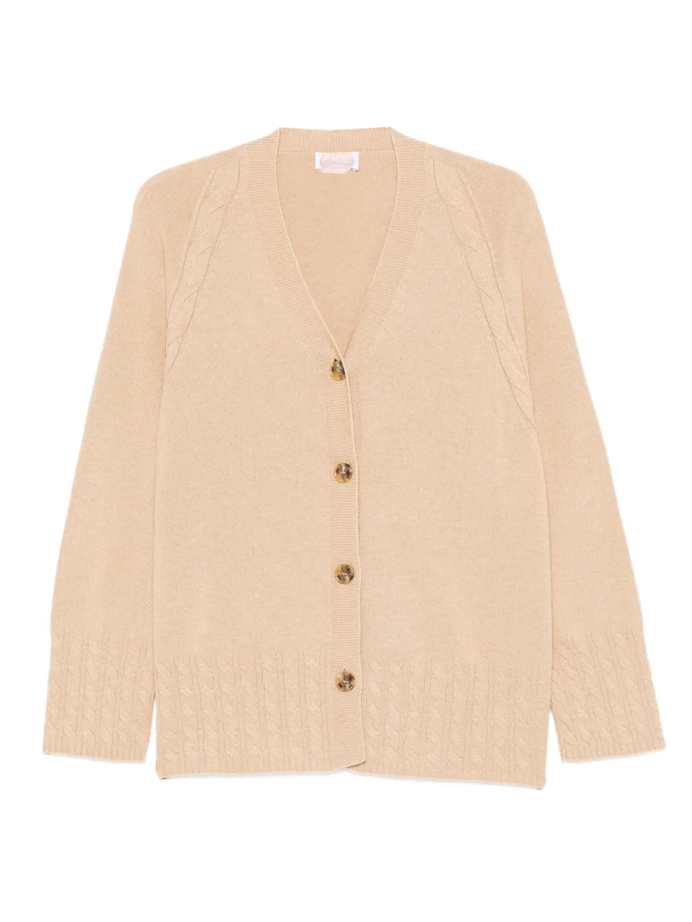 Marina Rinaldi Clarino buttoned cardigan | Brown | Image 1