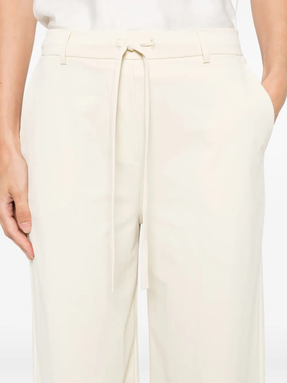 Max Mara drawstring trousers Beige