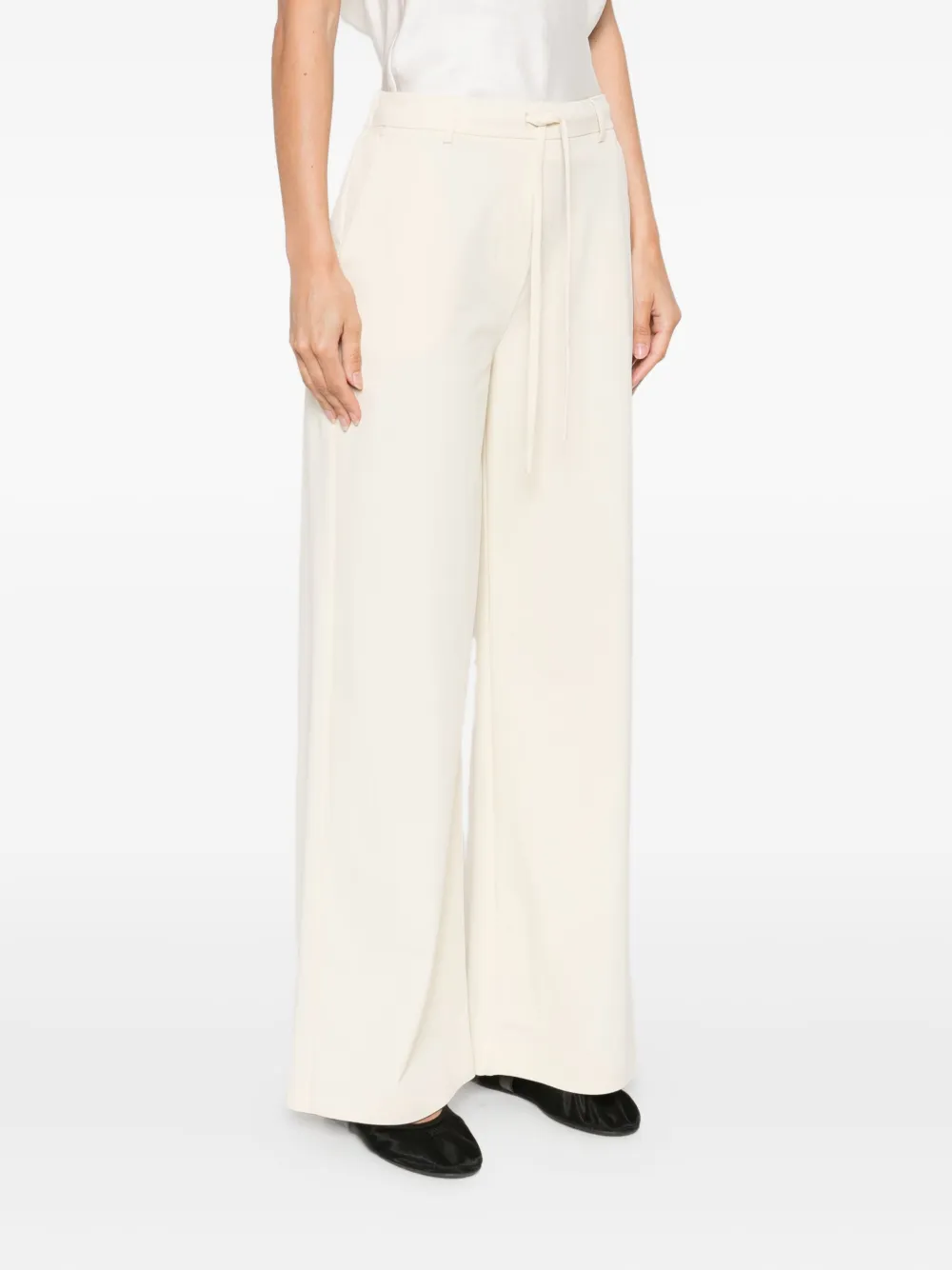 Max Mara drawstring trousers Beige