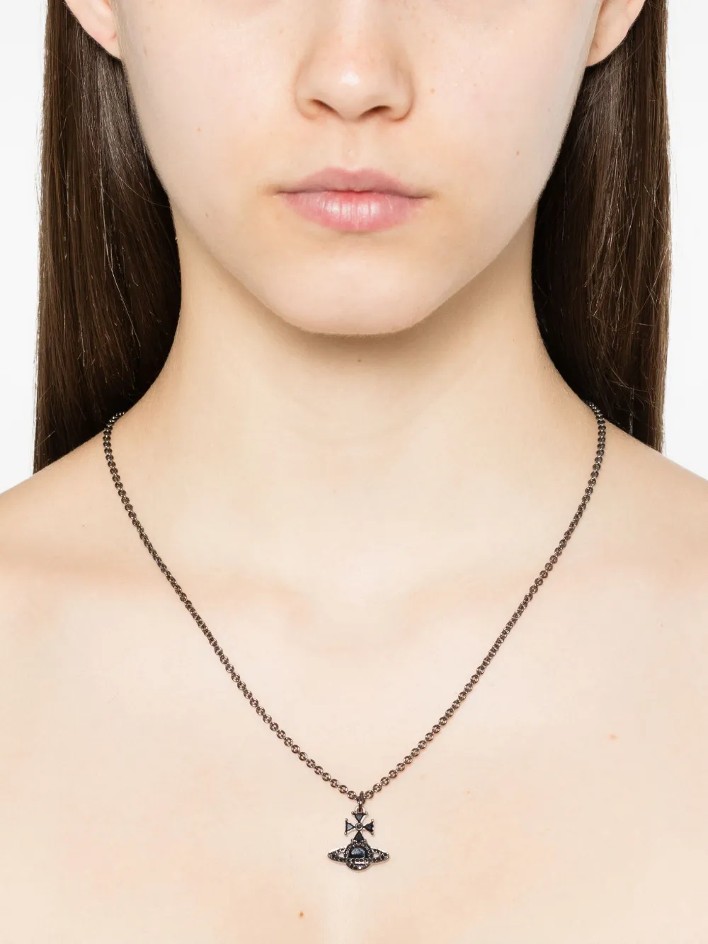 Vivienne Westwood Orb rhinestone-embellished necklace | Image 2
