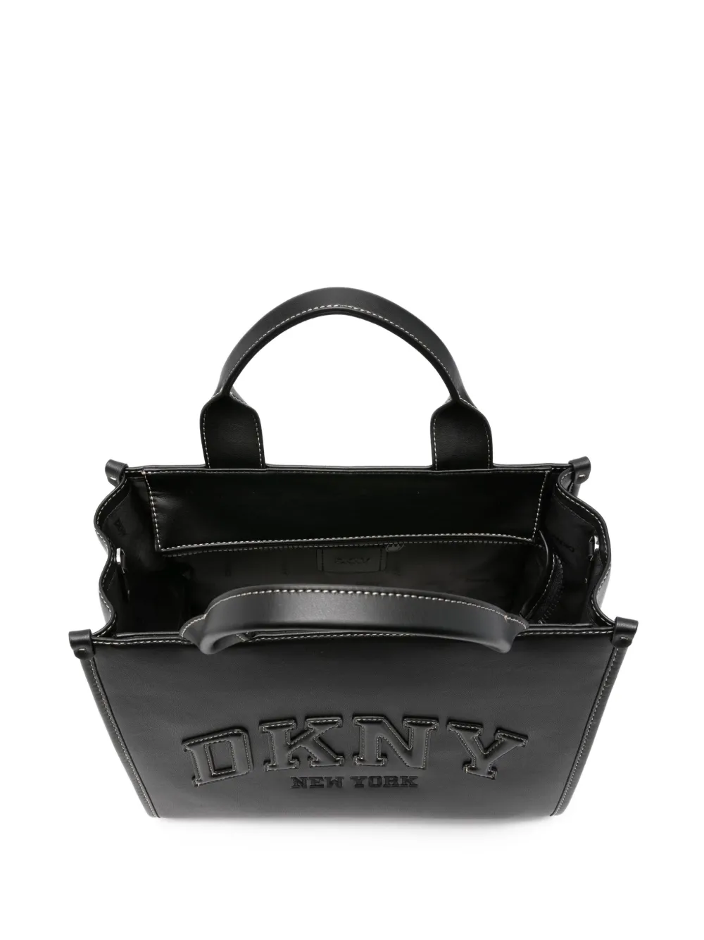 DKNY Shopper met geborduurd logo Zwart