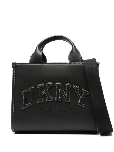 DKNY logo-embroidered tote bag