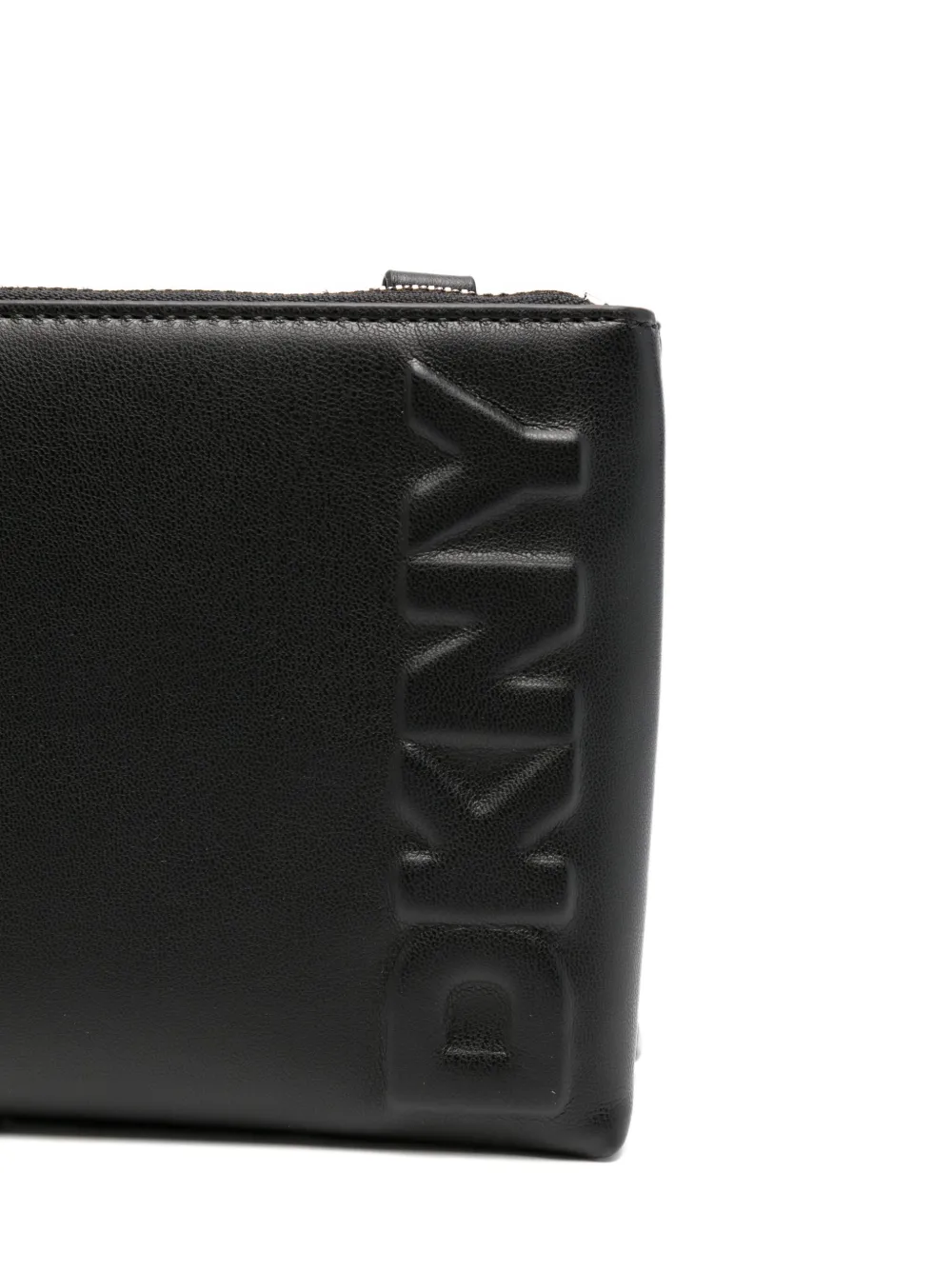 DKNY Crossbodytas met logo-reliëf Zwart