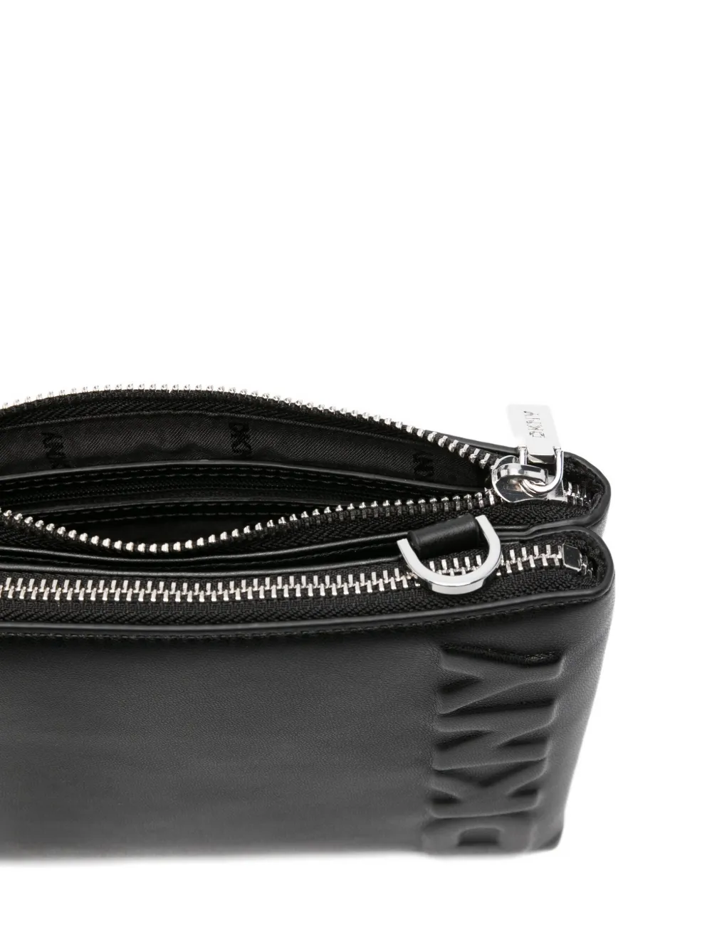 DKNY Crossbodytas met logo-reliëf Zwart