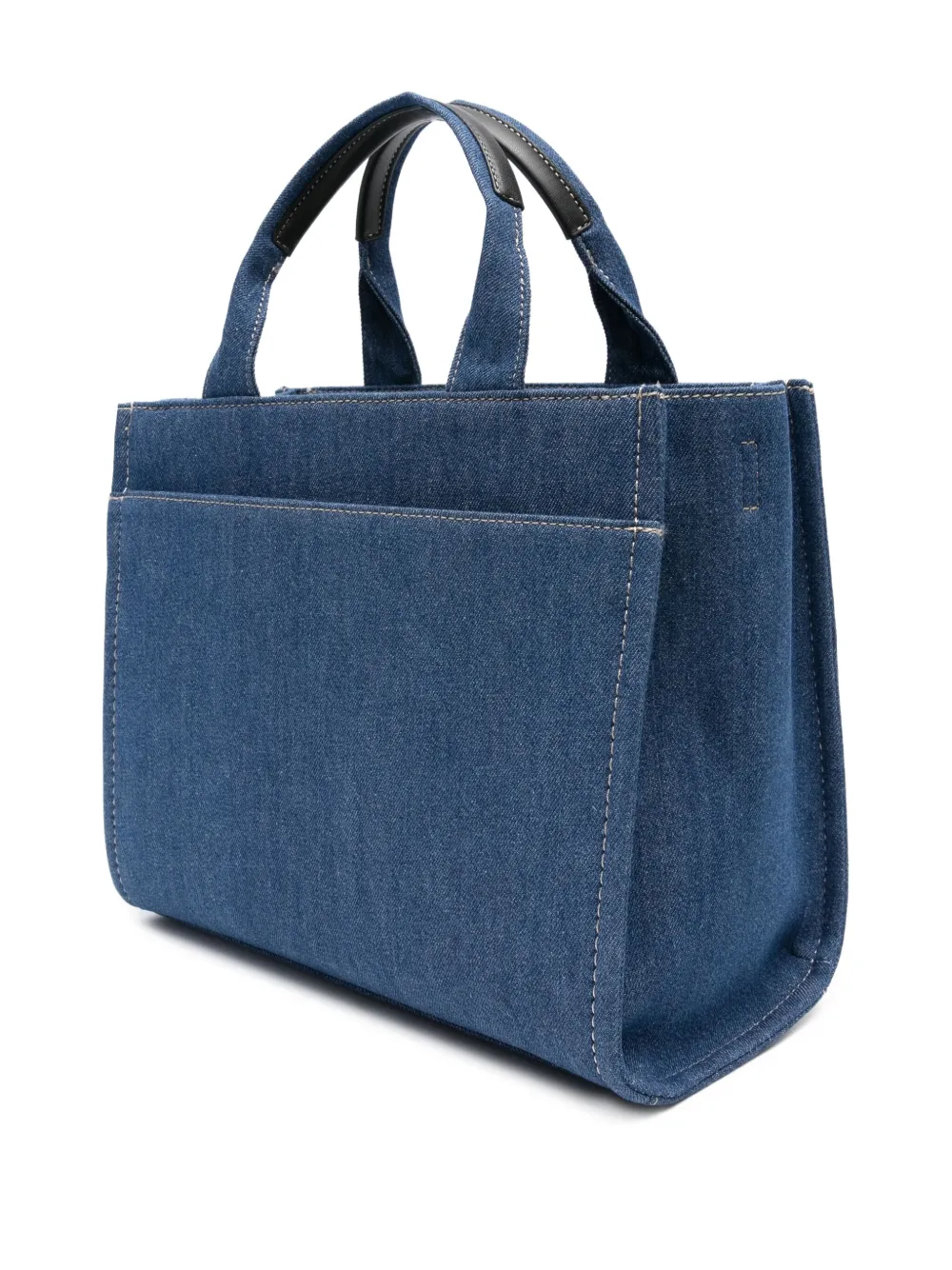 DKNY Hadlee medium denim shopper Blauw