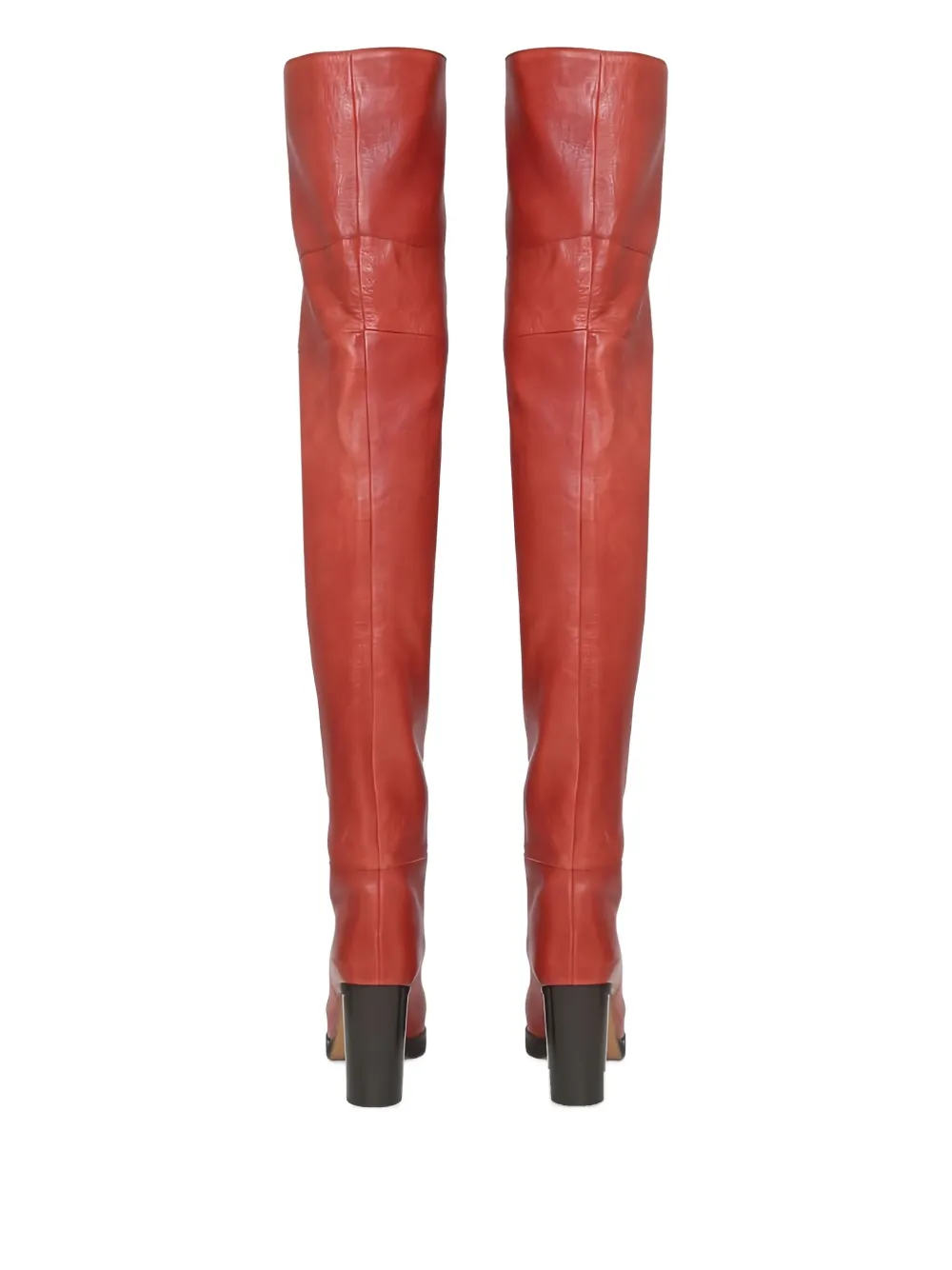 Isabel Marant Over-the-knee Heeled Boot In Red
