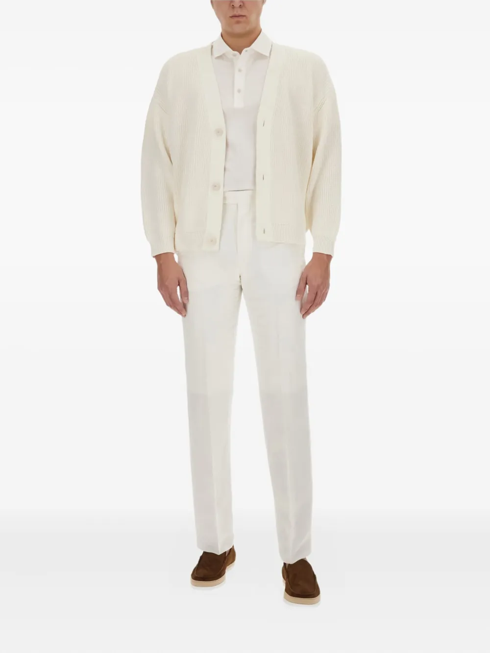 Lardini linen trousers | Regular-Fit & Straight Leg Pants | Image 2
