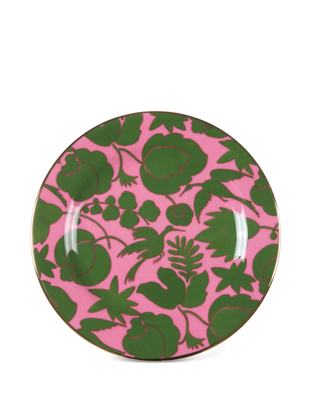 La DoubleJ floral-pattern plate - Rosa