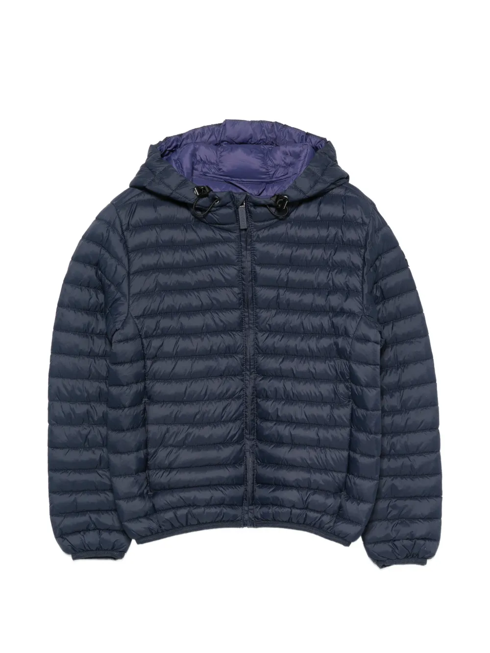 Invicta Kids quilted-design hooded jacket - Blu