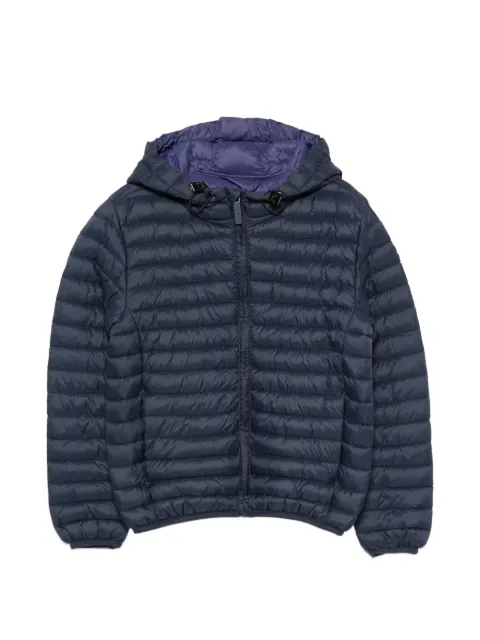 Invicta Kids quilted-design hooded jacket