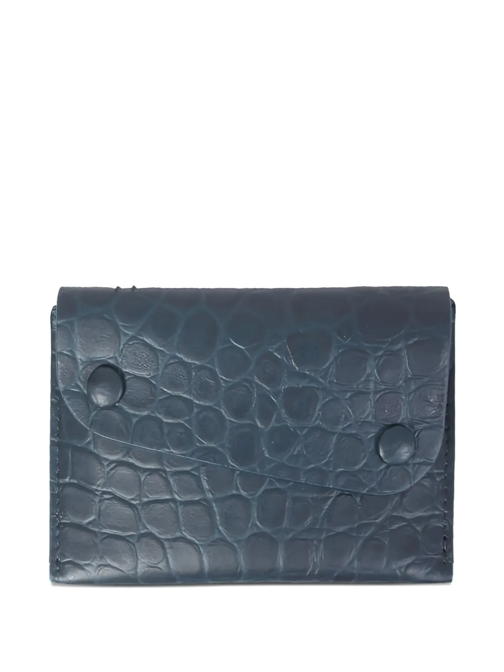 Il Bisonte crocodile-embossed wallet | Blue | Image 1