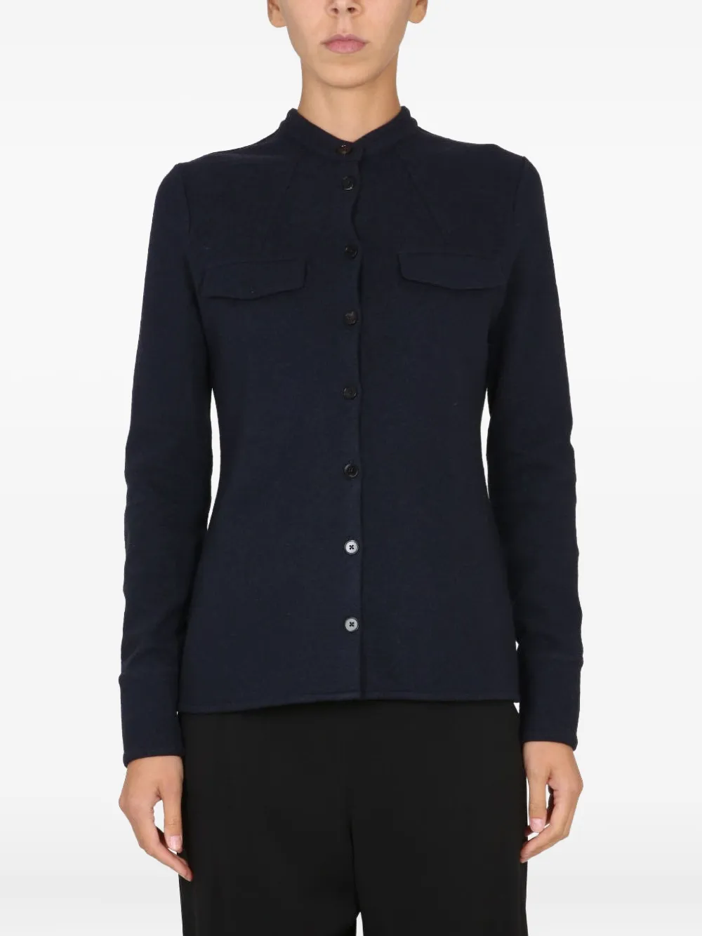 Jil Sander camisa con bolsillo en la parte delantera | azul | Image 1