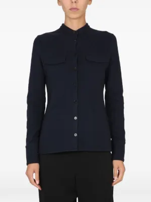 Pleats Please Issey Miyake Pleated button-down Shirt | Black