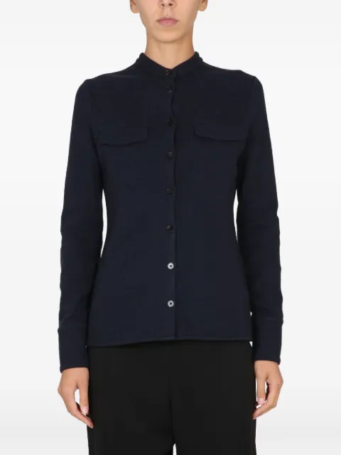 Jil Sander camisa con bolsillo en la parte delantera