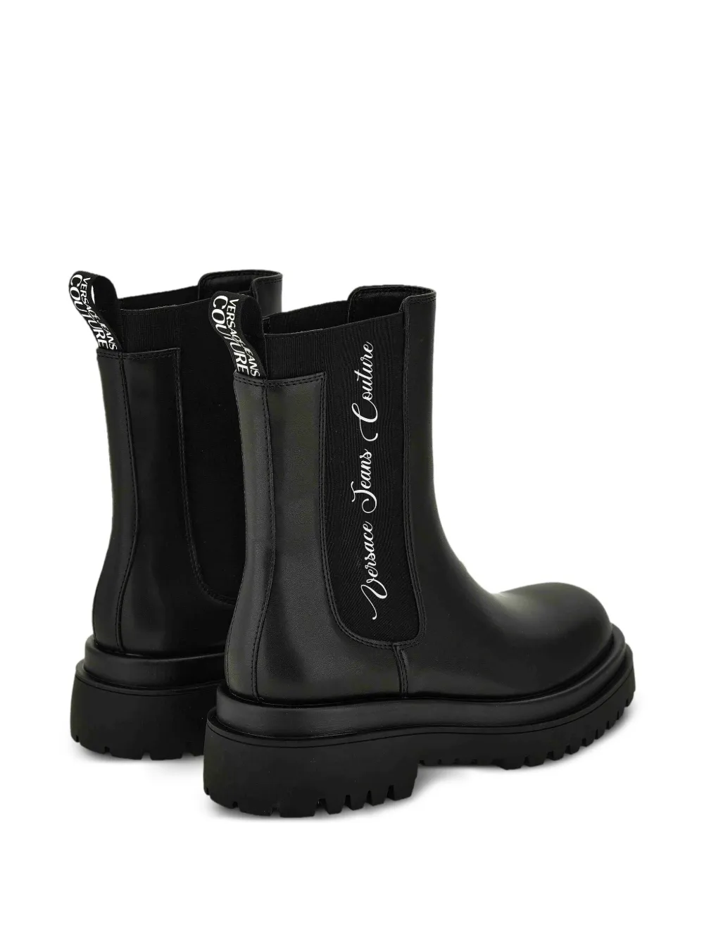 Versace Jeans Couture elastic-insert platform boots Black