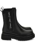 Versace Jeans Couture elastic-insert platform boots - Black