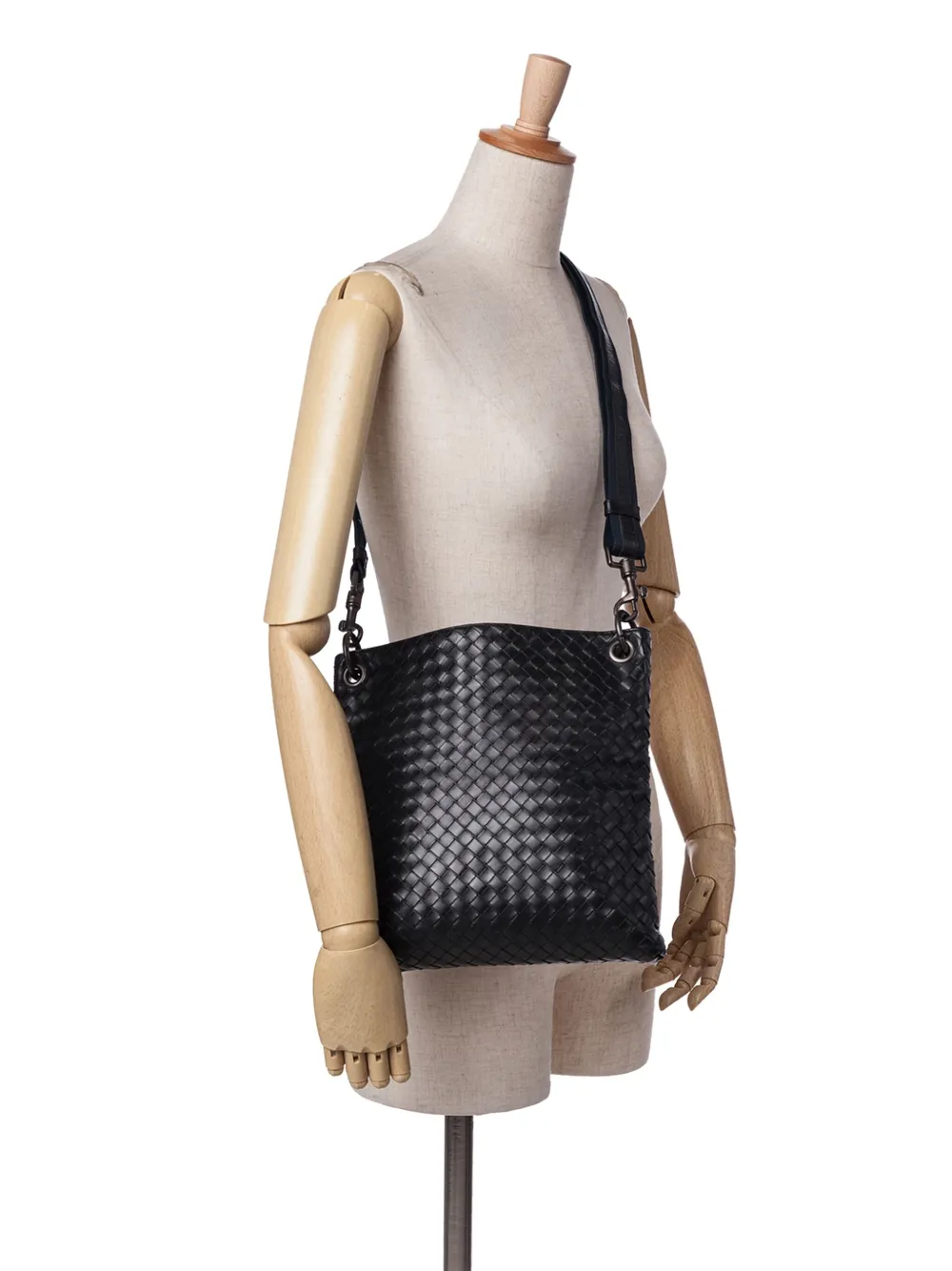 Bottega Veneta Pre-Owned 2007 Leather Intrecciato crossbody bag | Pre-Owned | Image 2