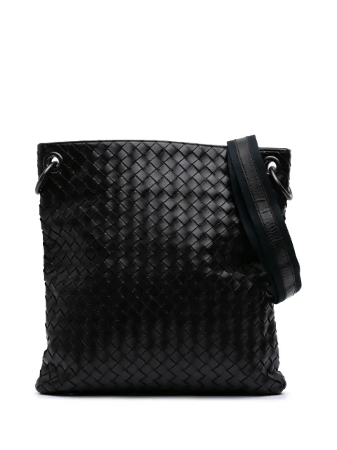 Bottega Veneta Pre-Owned 2007 Leather Intrecciato crossbody bag