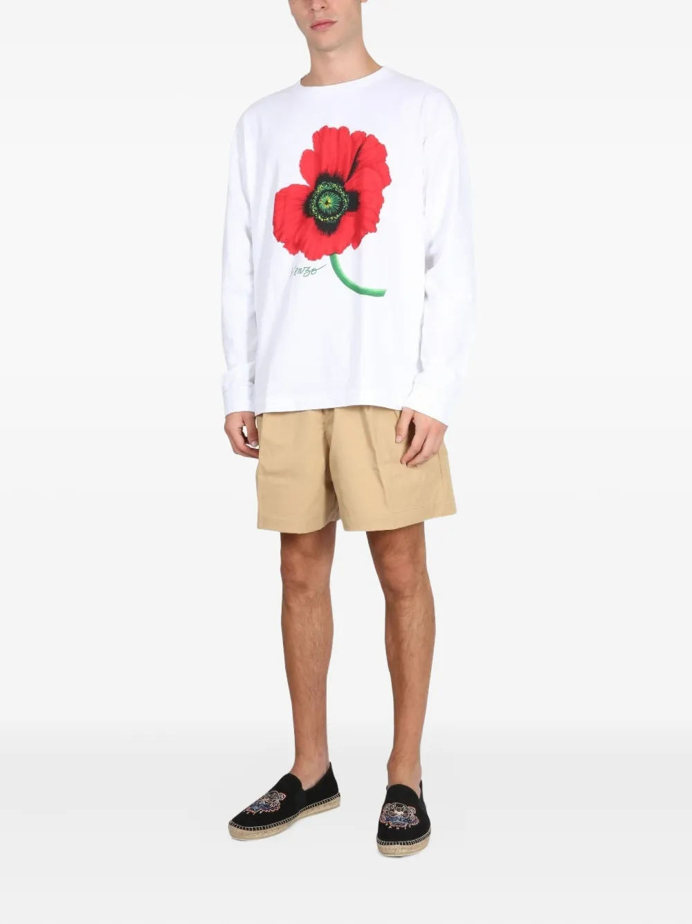 Kenzo belted pleated shorts | Tailored Shorts | Image 2