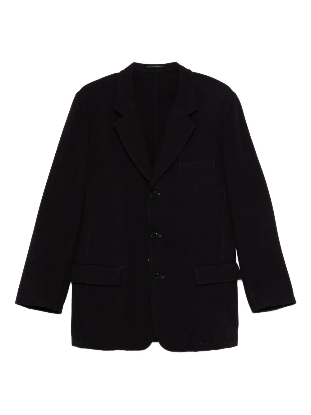 Yohji Yamamoto Pre-Owned 1990s buttoned wool jacket | Purple | Image 1