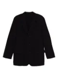 Yohji Yamamoto Pre-Owned 1990s buttoned wool jacket - Purple