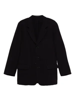 Yohji Yamamoto Pre-Owned 1990s ボタン ジャケット | ブルー