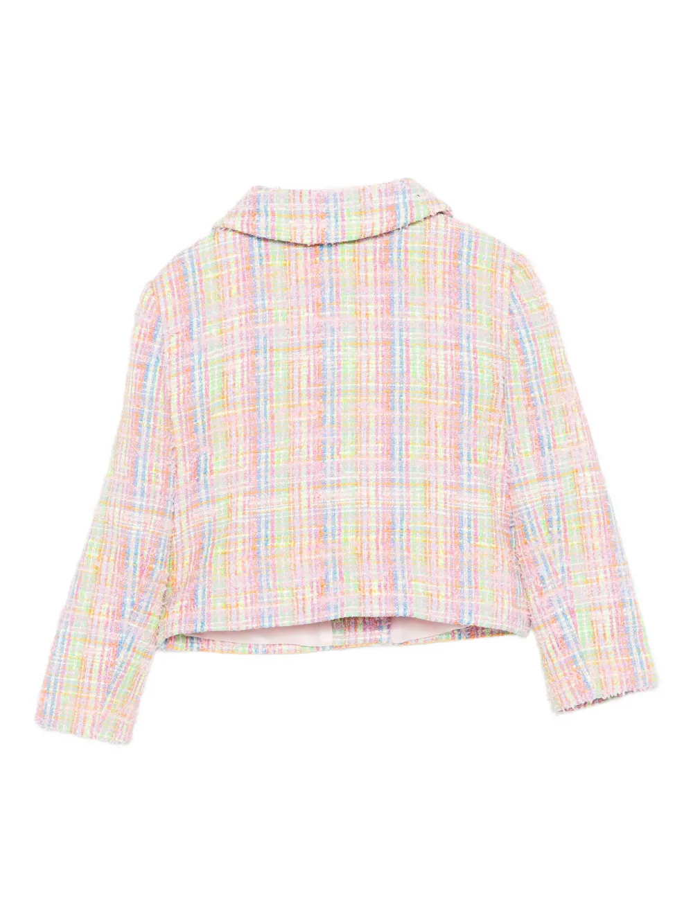 Versace Kids tweed check jacket | Girls Blazers | Image 2