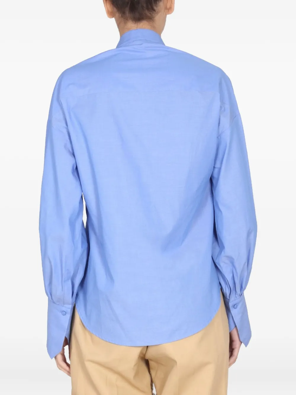 Jejia tie-detail shirt - Blauw