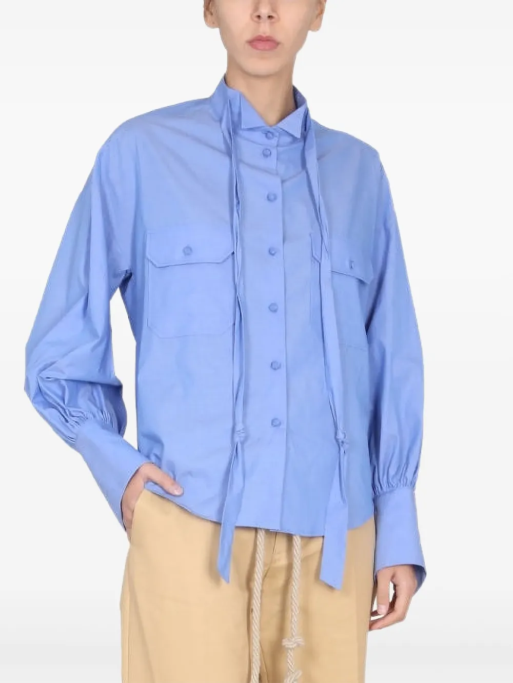 Jejia Camicia con cravatta integrata | blu | Image 1