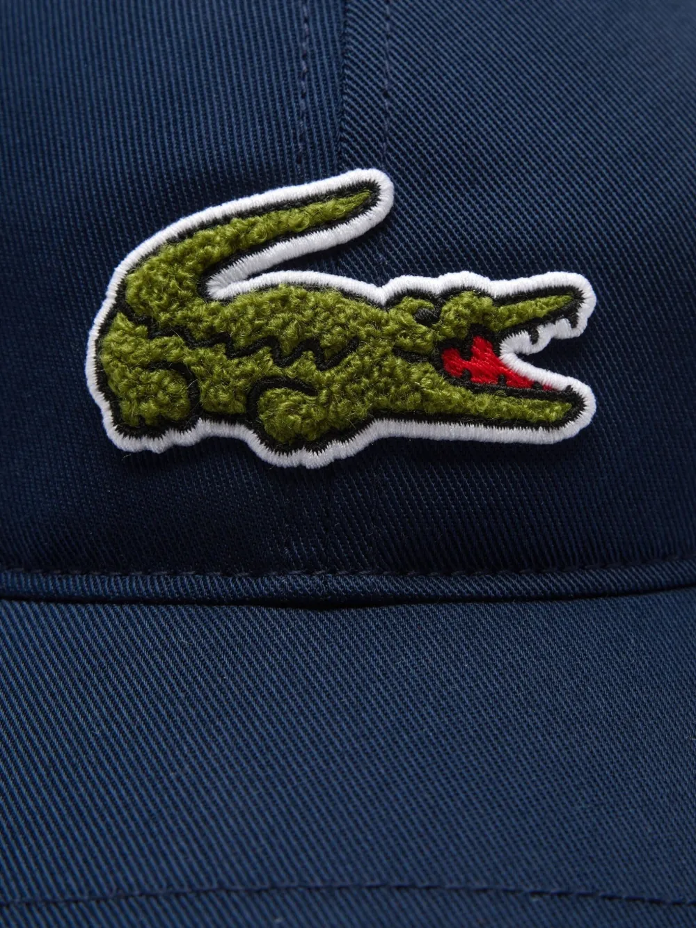 Lacoste crocodile-logo baseball cap Blauw