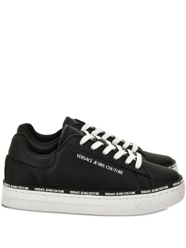 Versace Jeans Couture レースアップ スニーカー | ブラック | FARFETCH JP