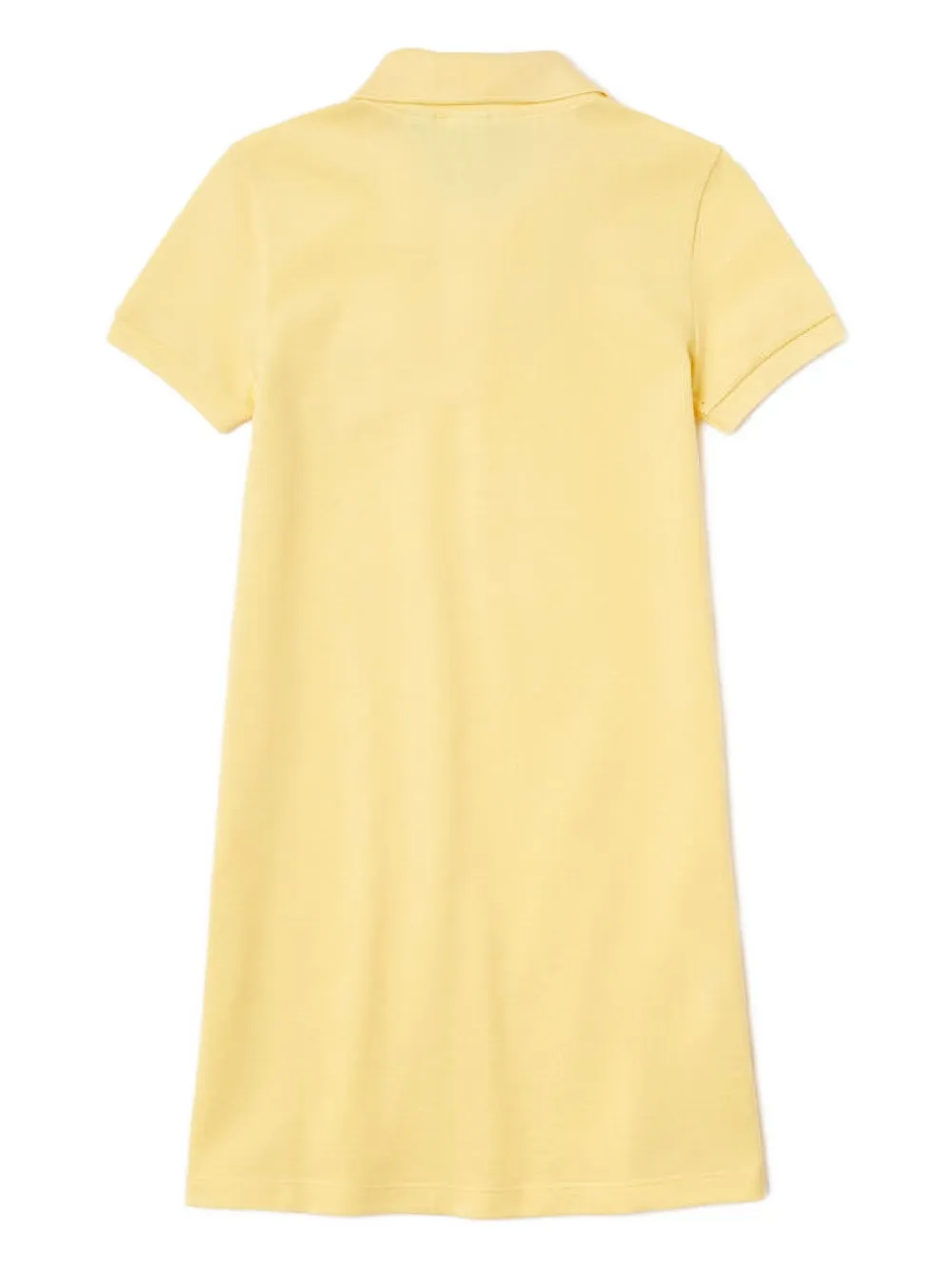 Lacoste Kids Midi-jurk met opgestikte zak Geel