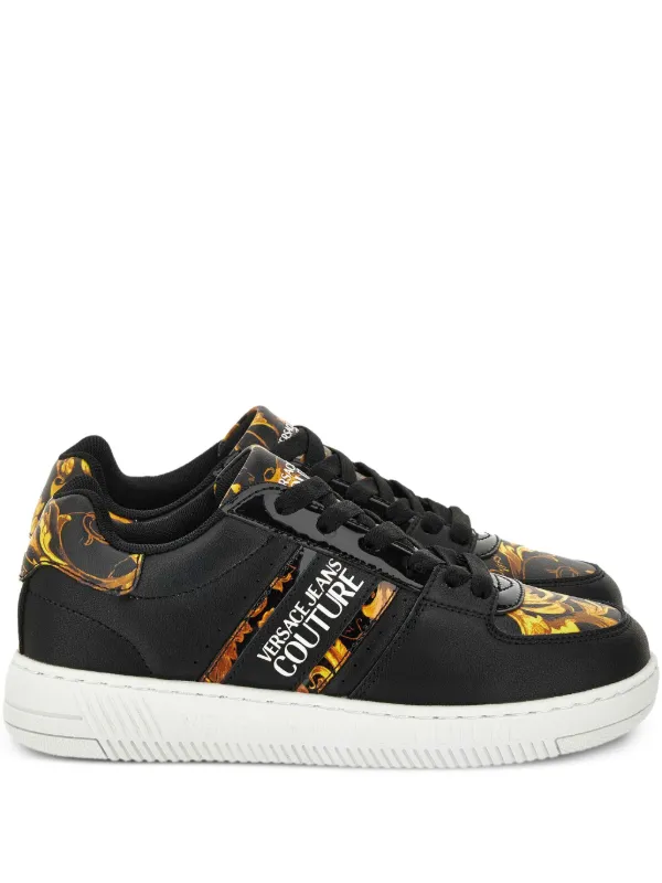 Versace Jeans Couture バロック スニーカー | ブラック | FARFETCH JP
