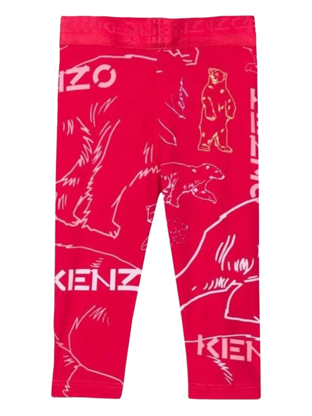 Kenzo Kids graphic trousers - Rosso