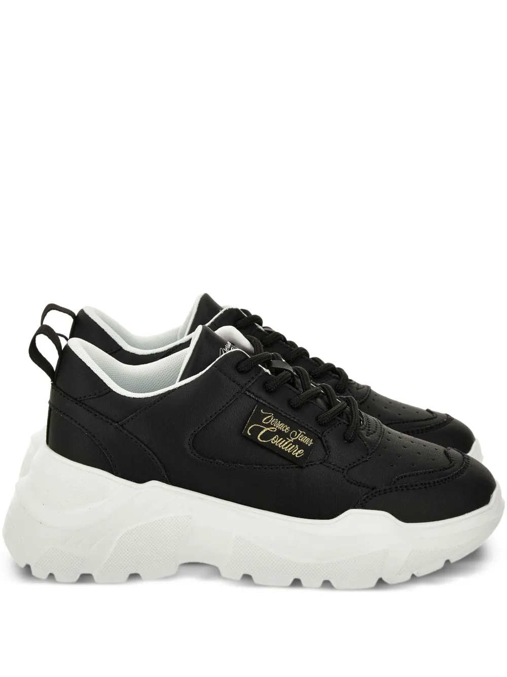 Versace Jeans Couture logo-detail chunky trainers Black