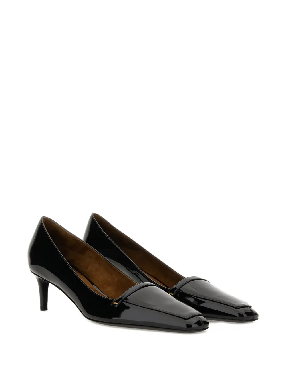 KHAITE 50mm square-toe pumps Black