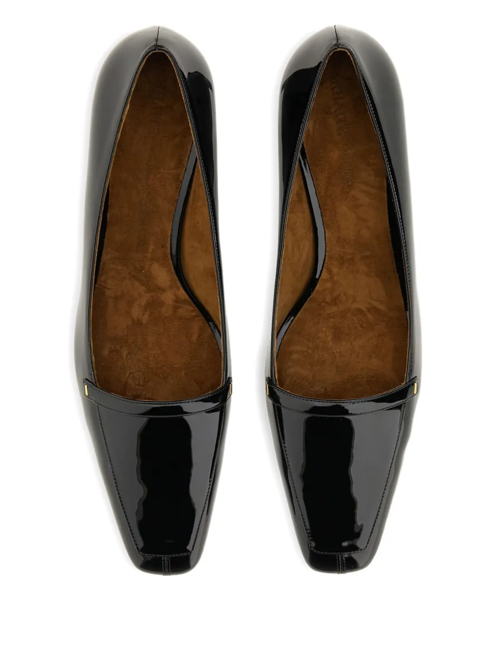KHAITE 50mm square-toe pumps Black