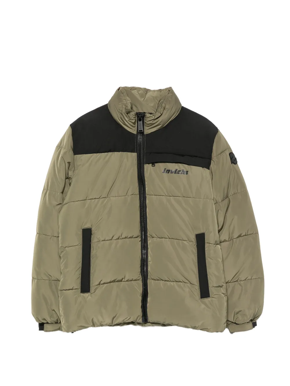 Invicta Kids logo-print jacket - Verde