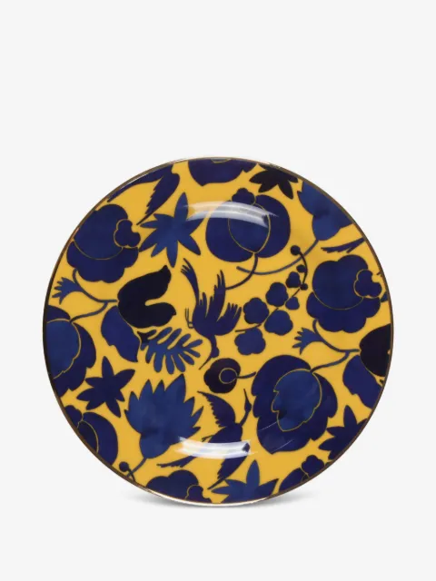 La DoubleJ floral-print plate