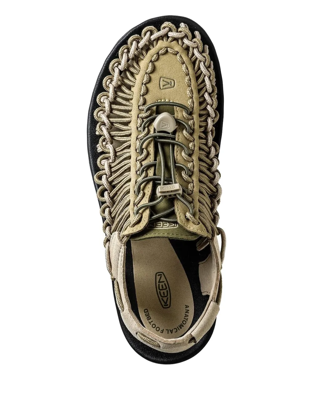 KEEN FOOTWEAR Uneek woven-strap sandals Green