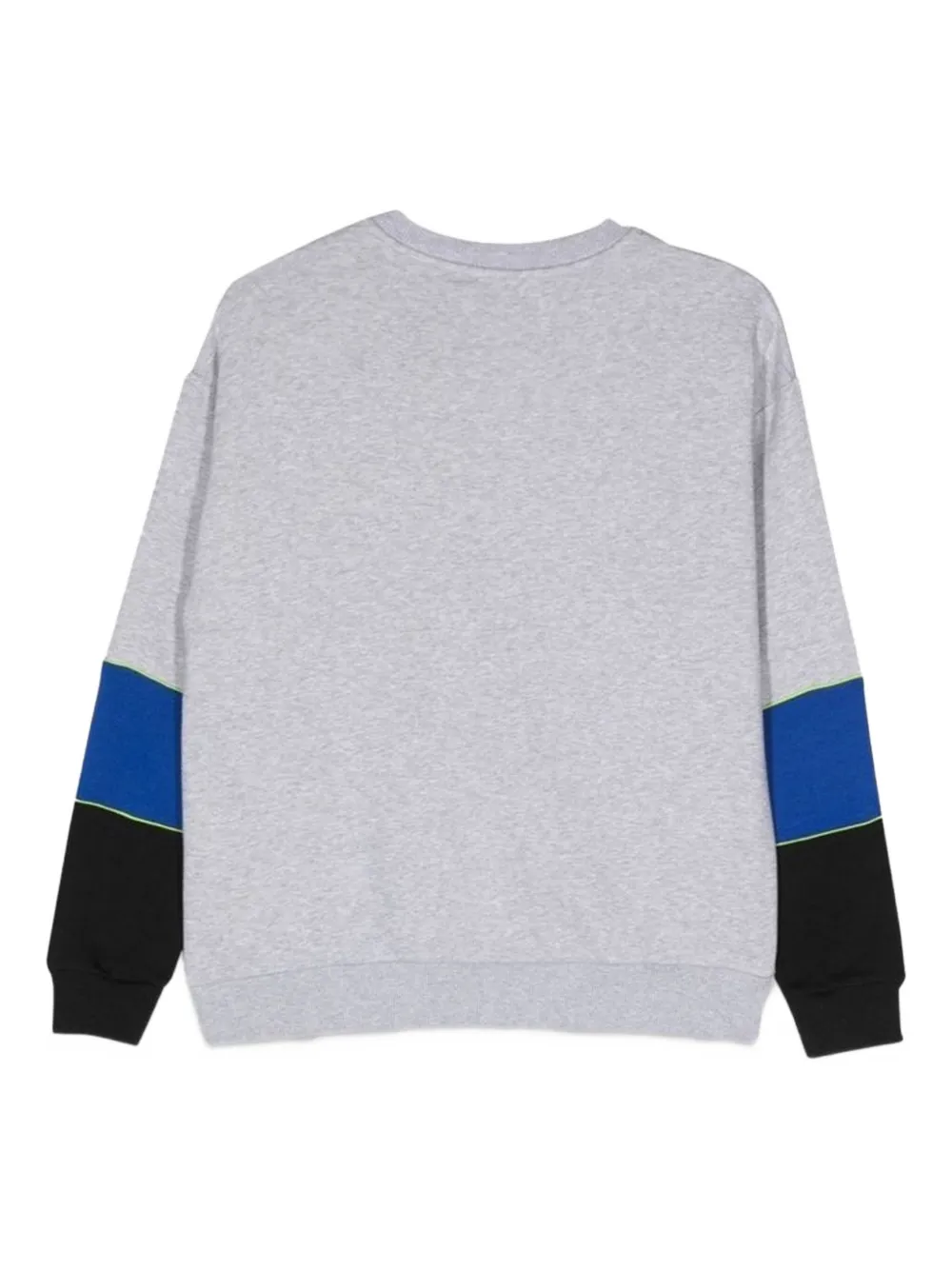 Kenzo Kids Sweater met olifantprint en vlakken Grijs