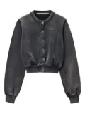 Alexander Wang snap-buttons crew-neck sweatshirt - Black