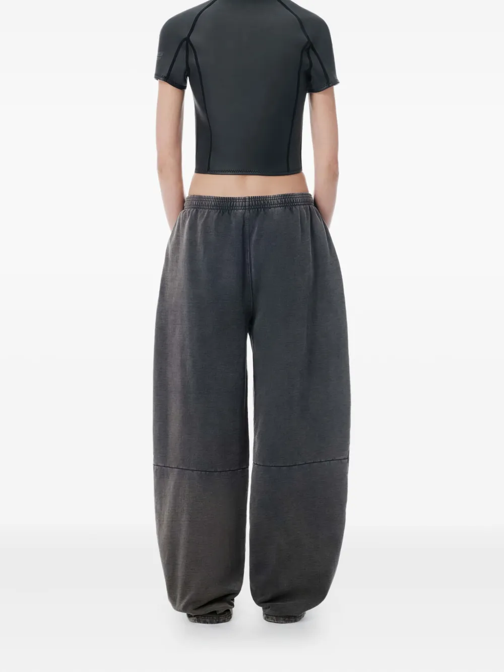 Alexander Wang elastic-waistband track pants Zwart